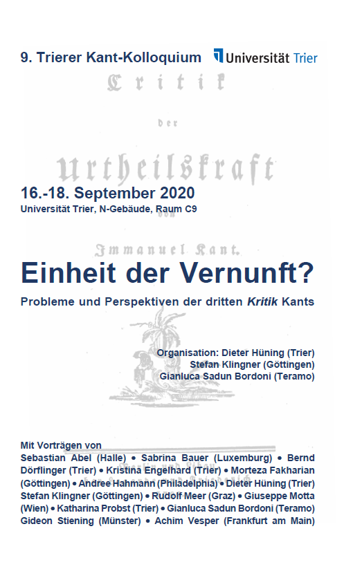 Einheit der Vernunft?