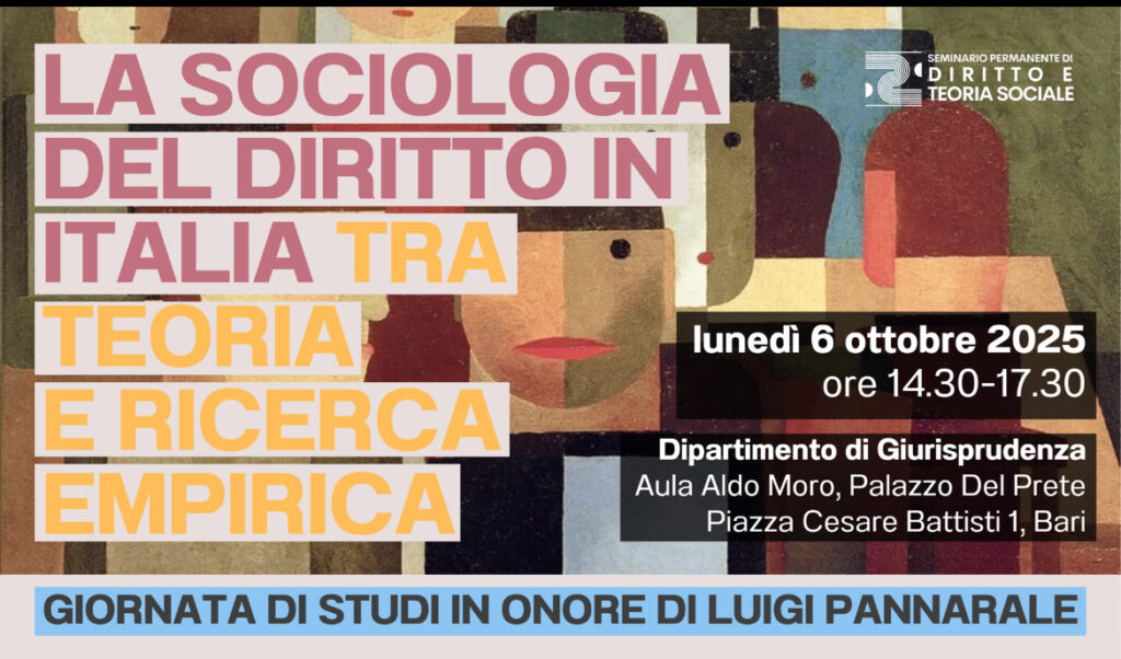 Giornata di studi in onore di Luigi Pannarale