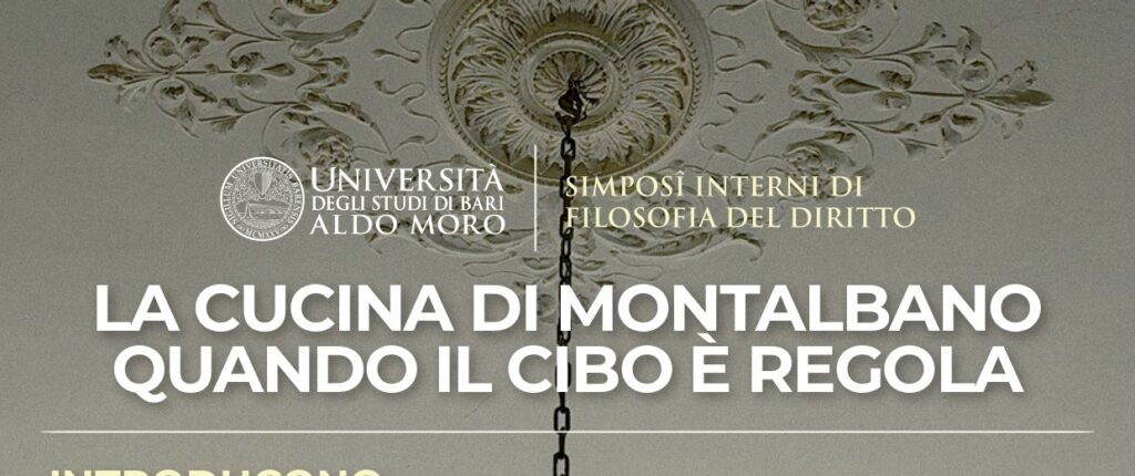 Seminario “La cucina di Montalbano quando il cibo è regola”