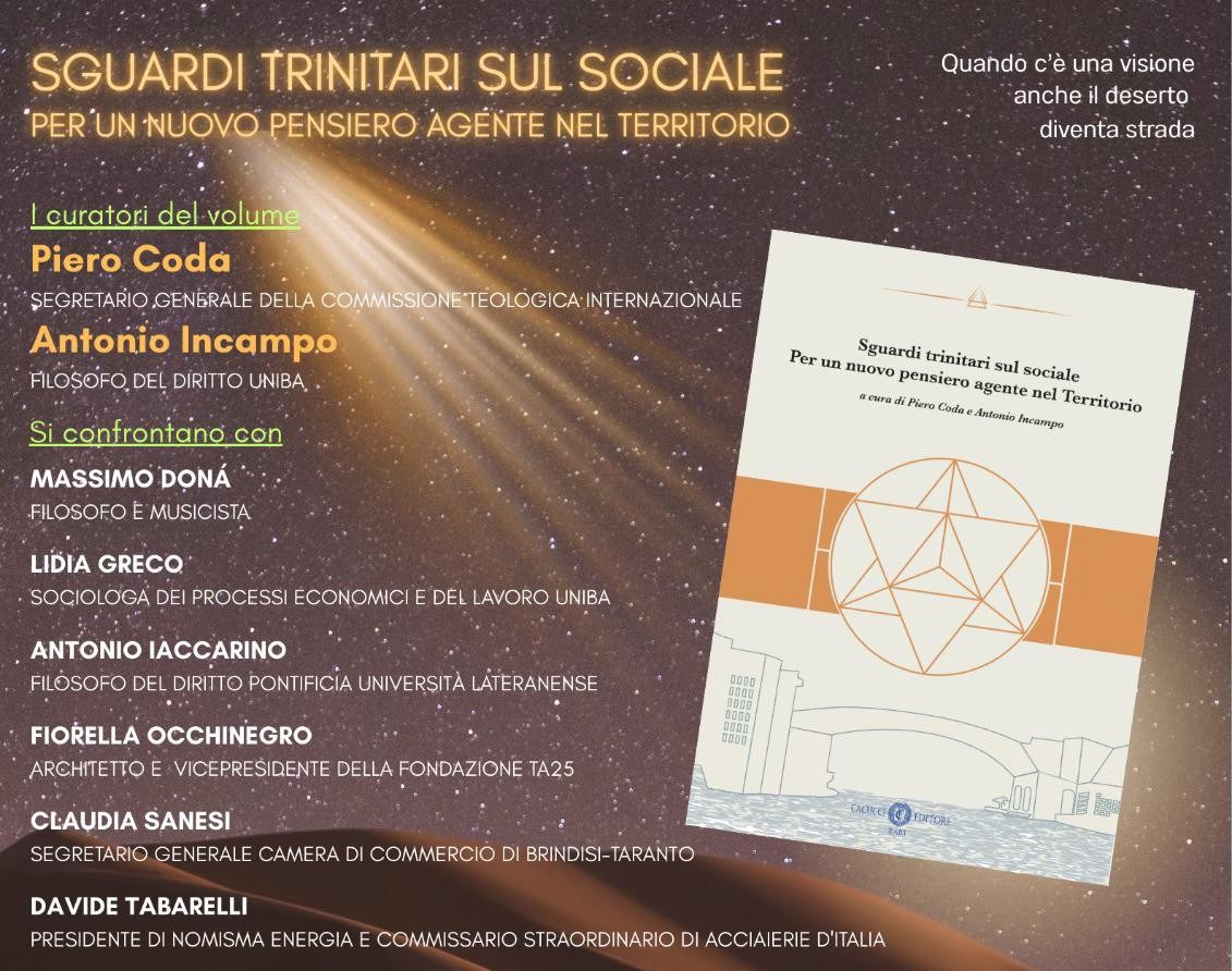 Convegno “Sguardi trinitari sul sociale. Per un nuovo pensiero agente nel territorio”