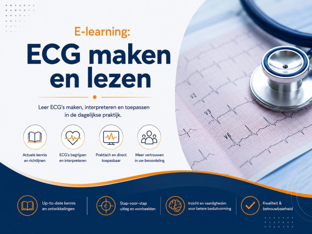E-learning: ECG maken en lezen