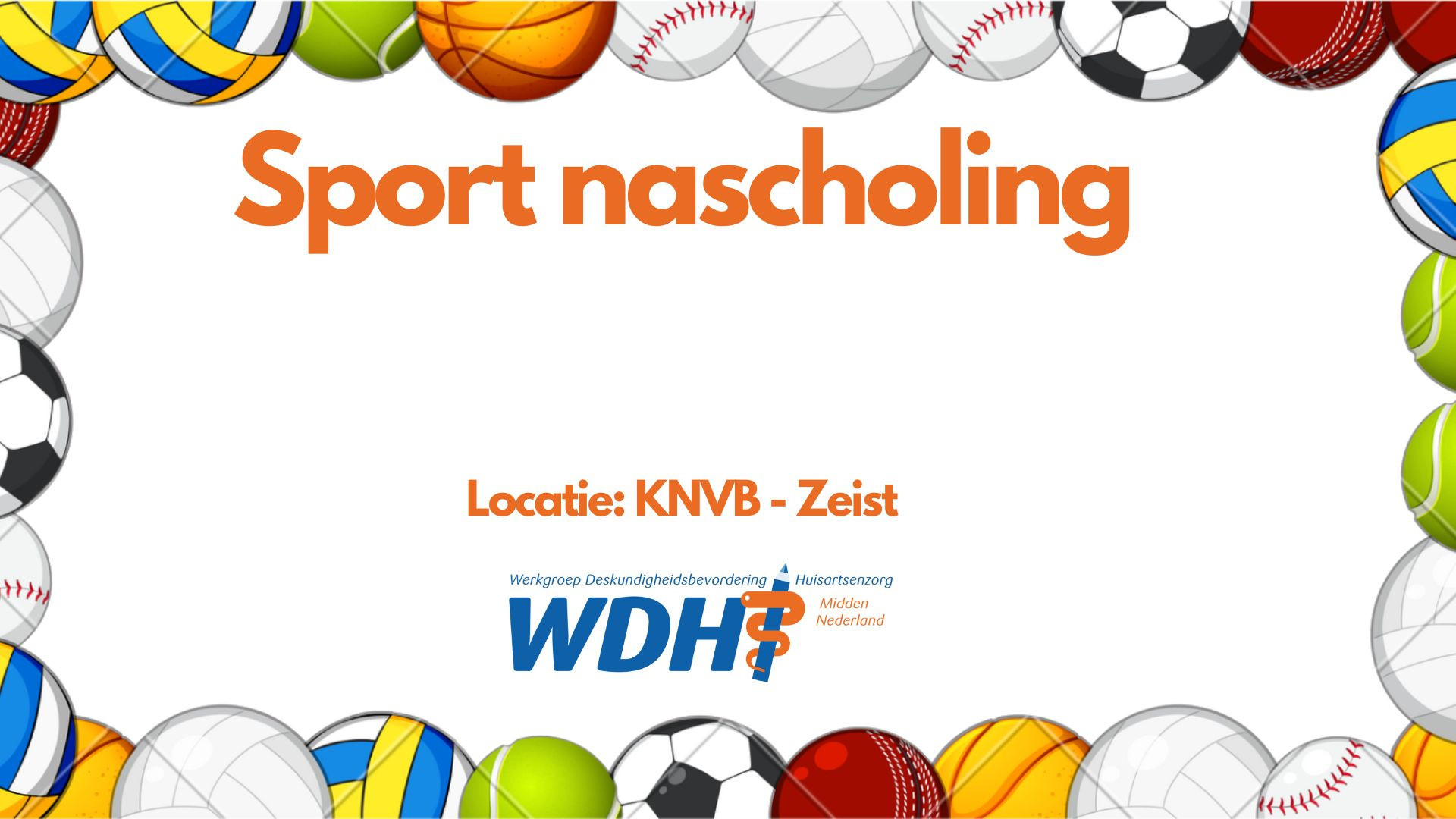 Save the date: SPORTNASCHOLING