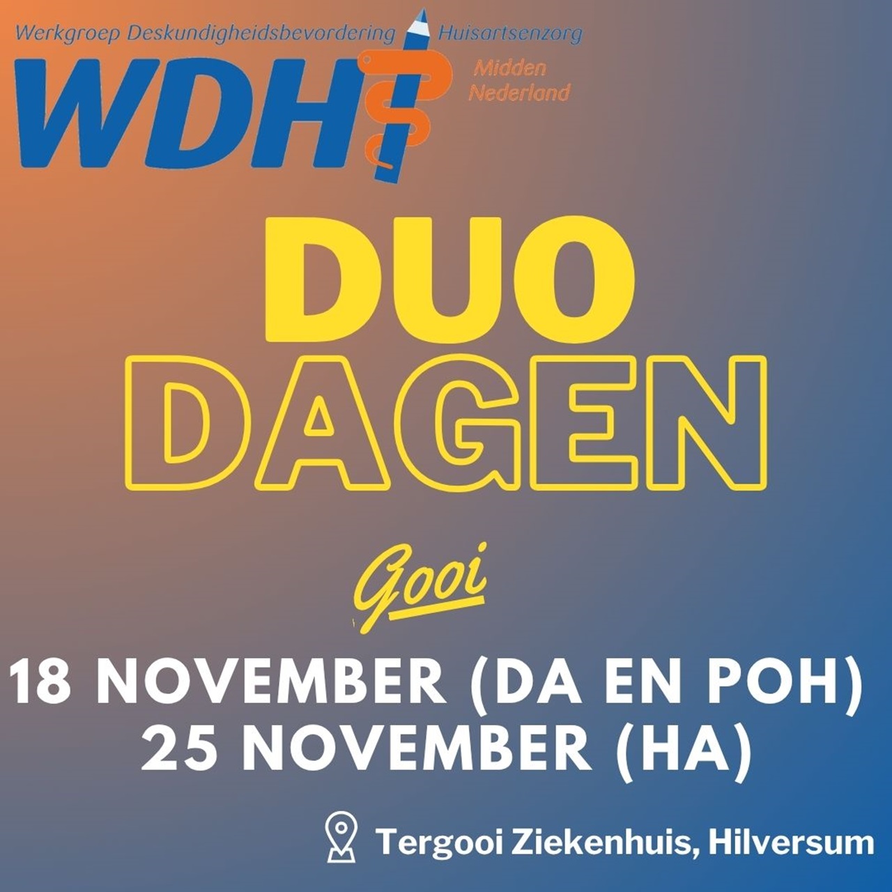 Save the date: Duodagen Gooi & Vechtstreek 2026
