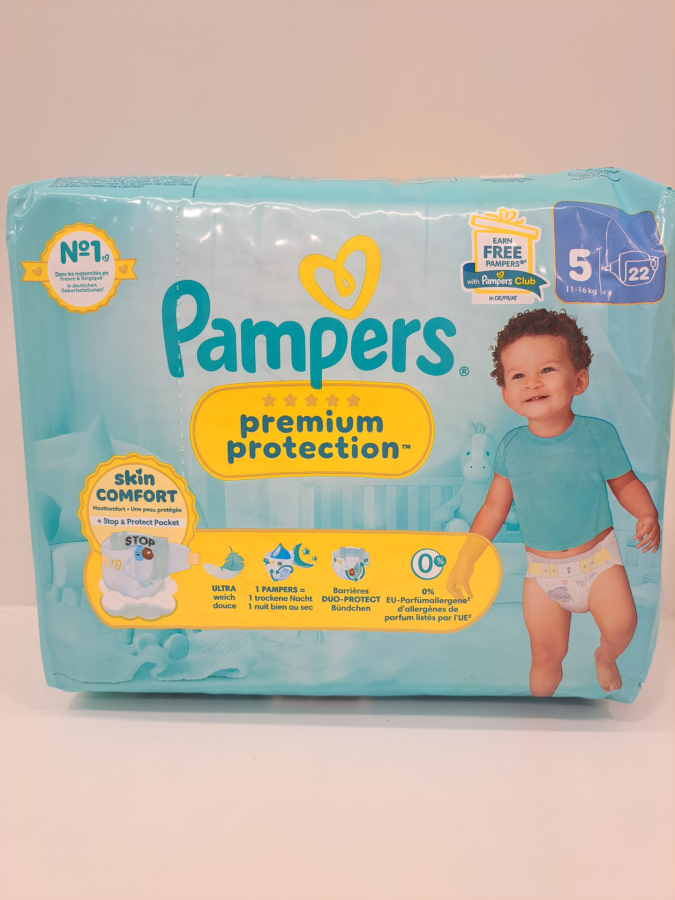 Pampers premium protection S5 22