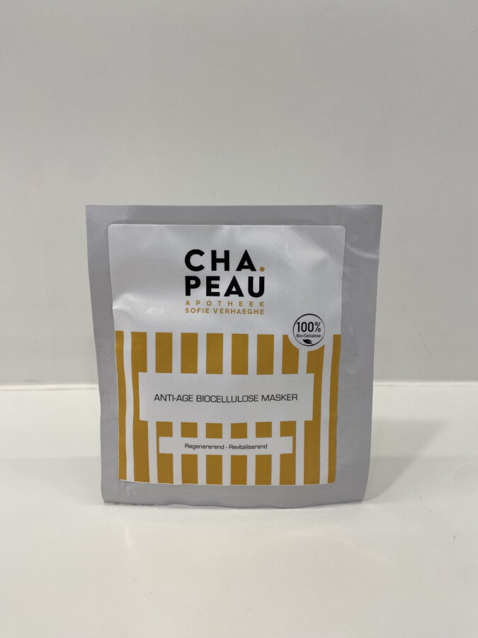 CHA.PEAU Anti-age biocellulose masker 1 stuk