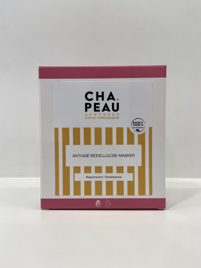 CHA.PEAU Anti-age biocellulose masker 3 stuks
