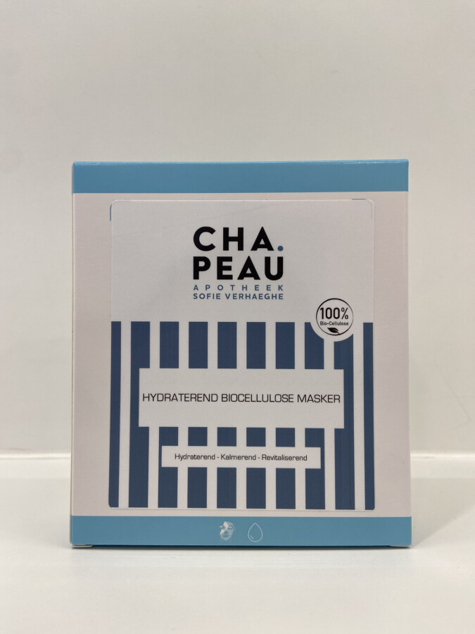 CHA.PEAU Hydraterend biocellulose masker 3 stuks
