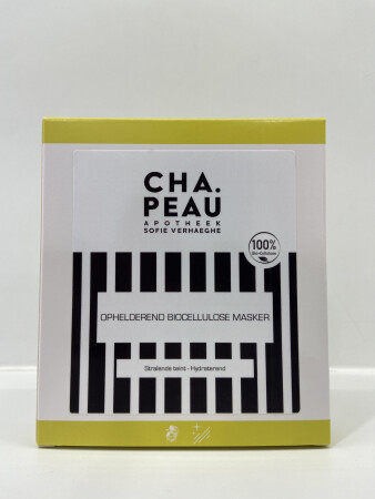 CHA.PEAU Ophelderend biocellulose masker 3 stuks