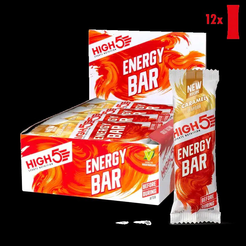 High 5 energy bar caramel 12x 55g