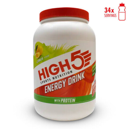 High 5 energy drink met proteine citroen 1,6 kg