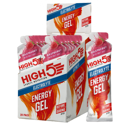 High 5 energygel electrolyte framboos 60g