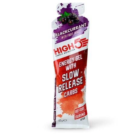 High 5 slow release energygel blackcurrant 62g