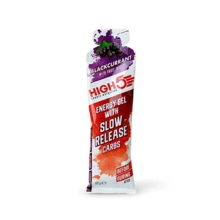 High 5 slow release energygel blackcurrant 14 x62g