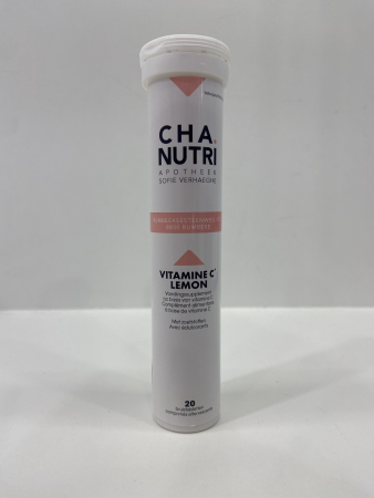 CHA.NUTRI Vitamine C lemon 20 bruistabletten