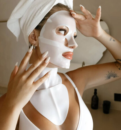 Dermalab Hydra Recovery sheet mask duo pack ( face + neck)