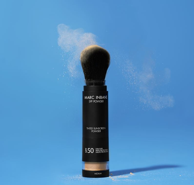 Marc inbane tinted SPF50 powder medium