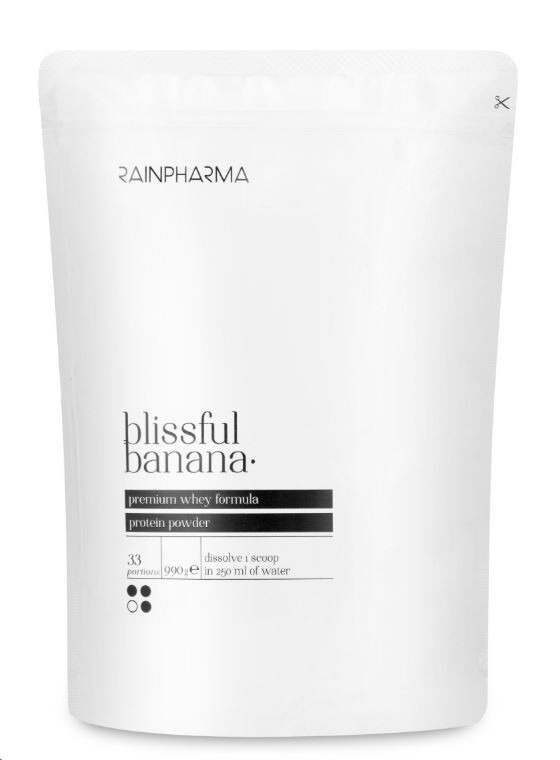 rainpharma blissful banana shake xl 990g
