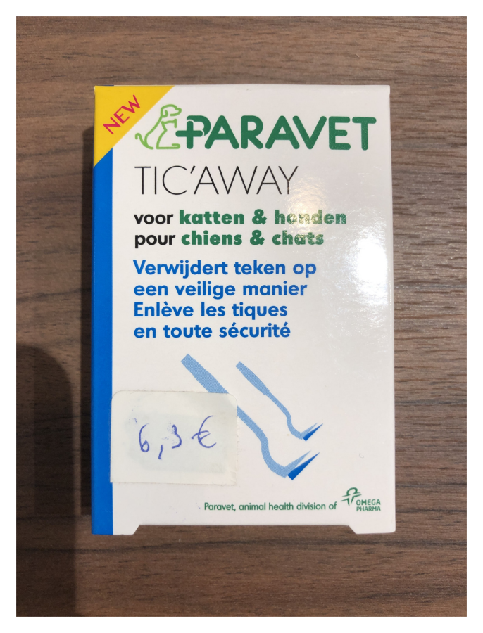 Paravet Tic'Away crochet à tique