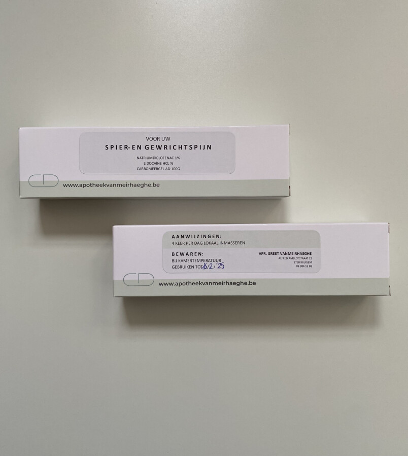 Gel spier- en gewrichtspijn apotheek