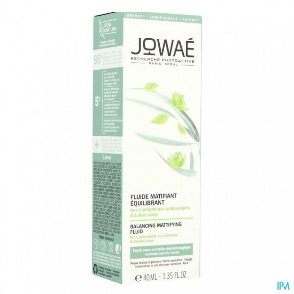 Jowae fluide matiferend evenwichtsherstellend 40 ml