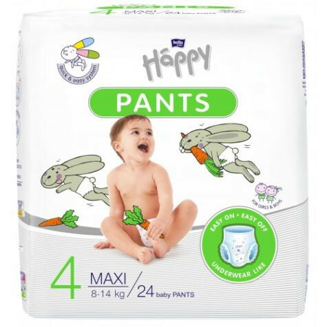 Happy Pants Size 4 Maxi (8-14kg) 24st