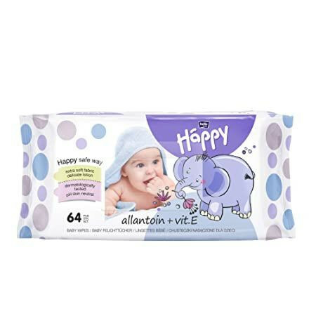 Happy Wet Wipes Allantoine & vitamine E 64st