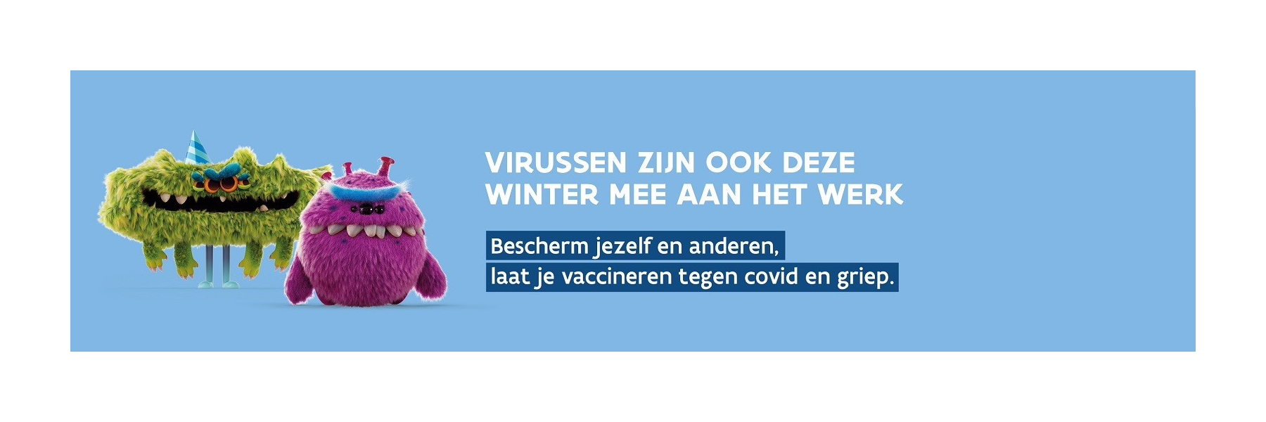 Maak hier je afspraak voor je COVID-vaccin / griepvaccin !