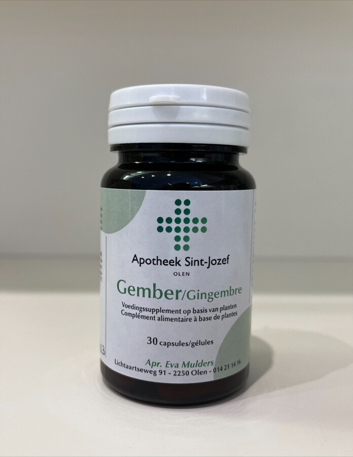 Huisbereiding Gember caps 30