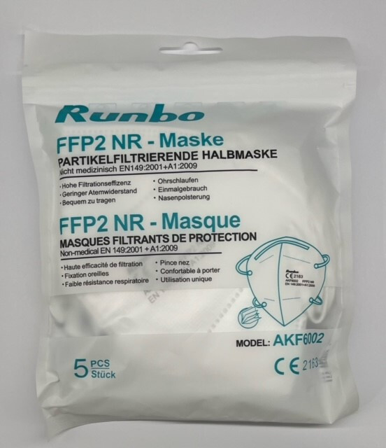 RUNBO FFP2 NR MASKE