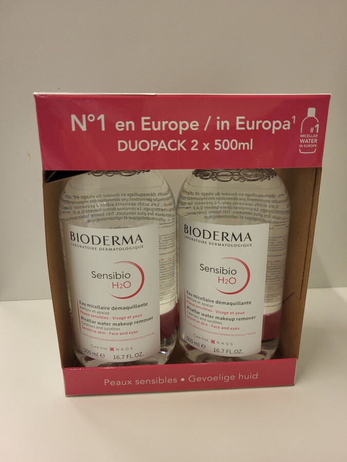 Bioderma Sensiobio H2O  2 x 500 mL