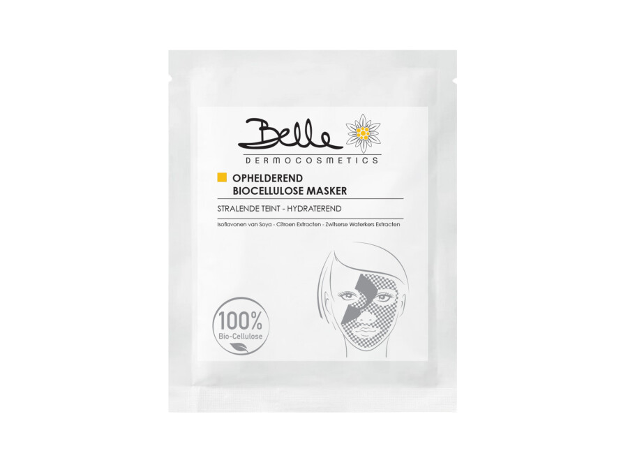 Belle ophelderend biocellulose masker 8ml