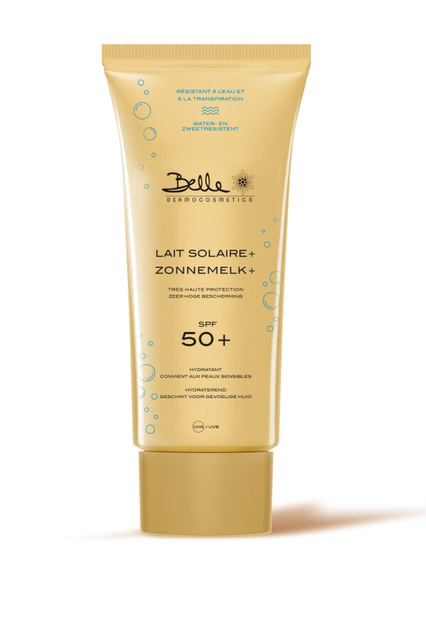 Belle zon melk+ SPF50+ waterresistent 200ml