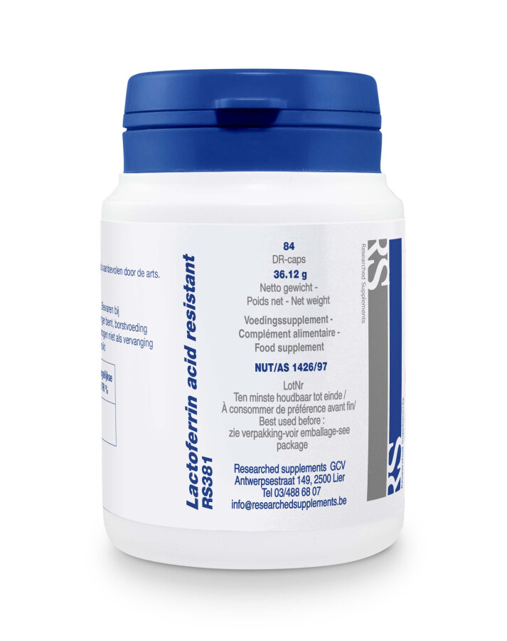 Lactoferrin Acid Resistent 381 - 84 DR CAPS