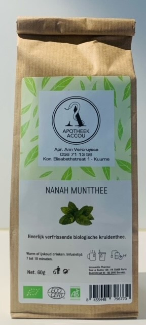 KRUIDENTHEE NANAH MUNT 100G