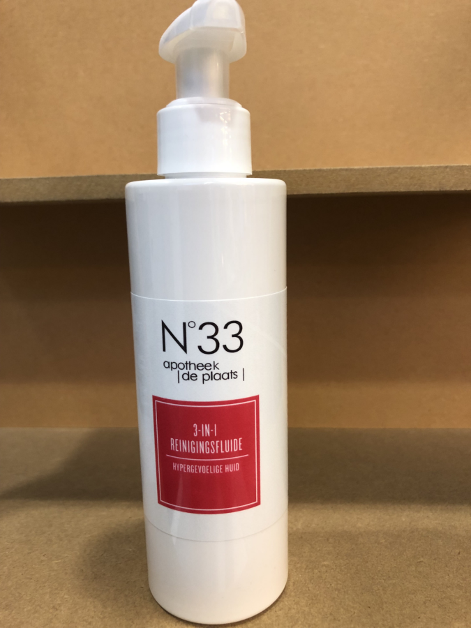 N33 SENSIPRO 3-IN-1 REINIGINGSFLUIDE HYP. GEVOELIGE HUID  200ML