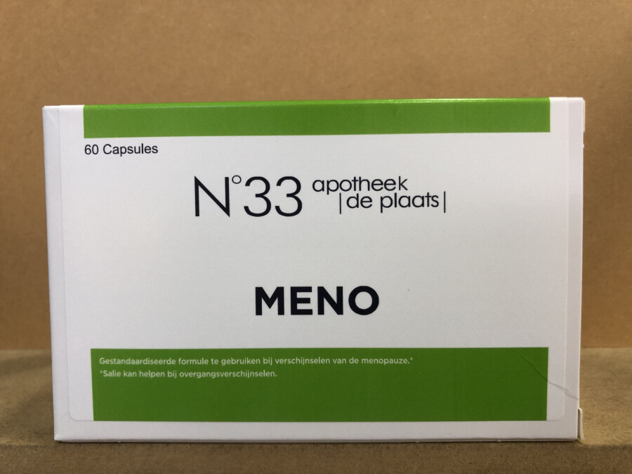 DE PLAATS N33 MENO  60 caps