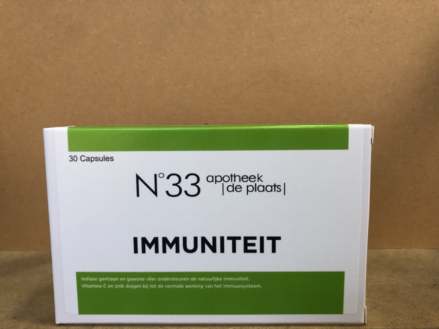 DE PLAATS N33 IMMUNITEIT  30 CAPS