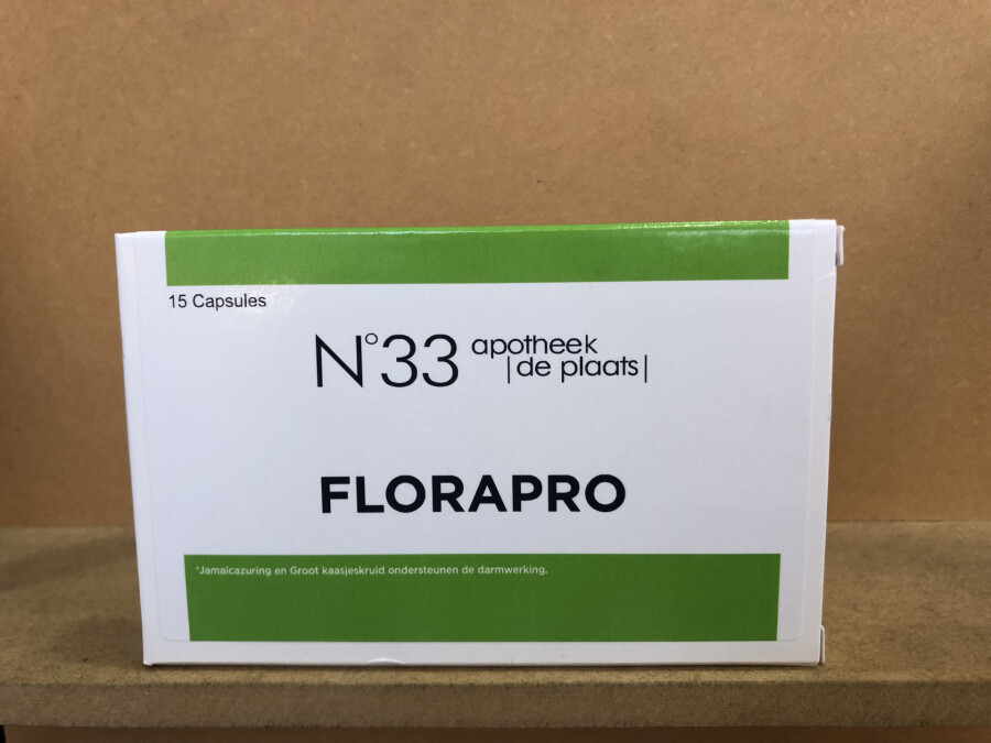 DE PLAATS N33 FLORAPRO  15 CAPS