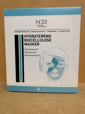N33 COS HYDRATEREND BIOCELLULOSE MASKER 8 ML 3 stuks