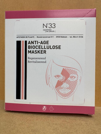 N33 COS ANTI-AGE BIOCELLULOSE MASKER 8 ML 3STUKS