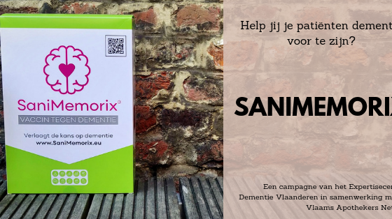 Campagne SaniMemorix zet preventie van dementie op de kaart Campagne SaniMemorix zet preventie van dementie op de kaart
