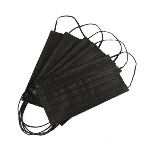 Masker chirurgisch type IIR 50st (zwart)