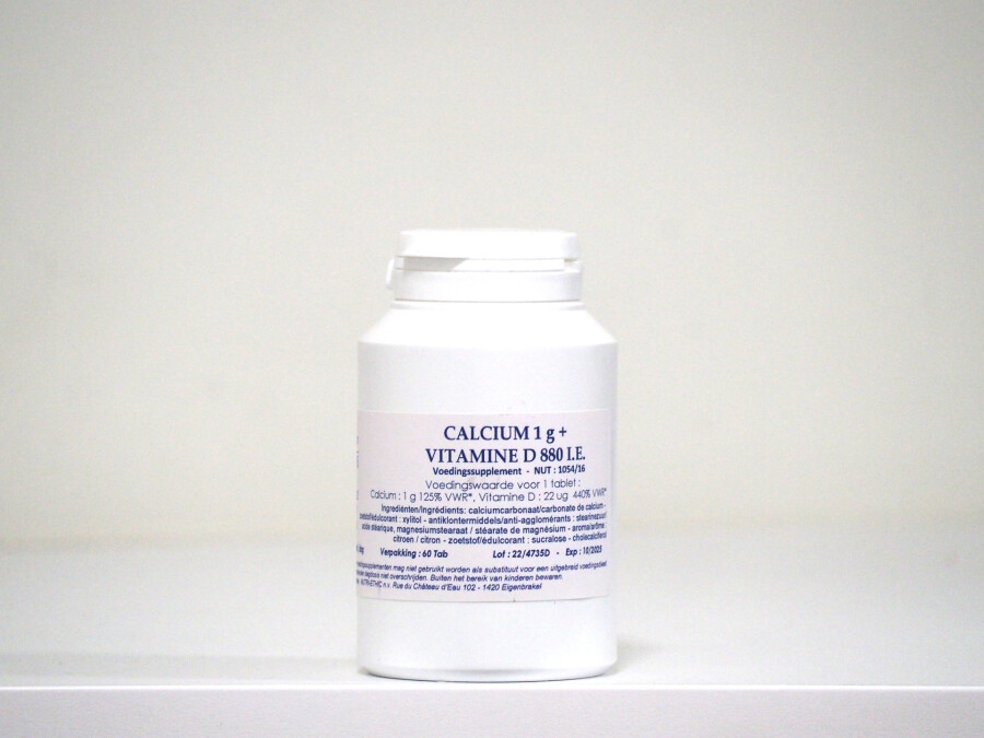Calcium 1000 + Vitamine D 800E huisbereiding