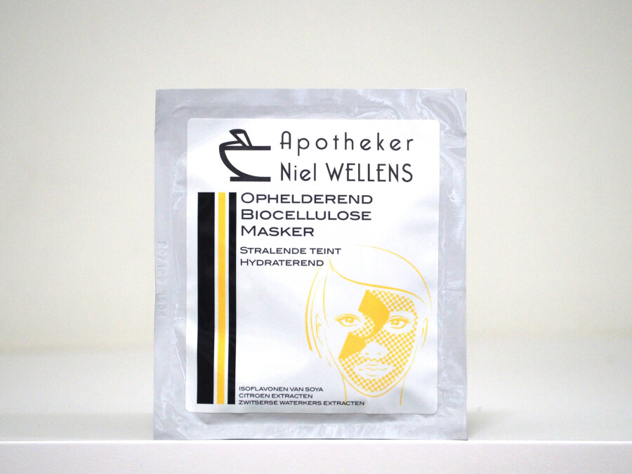 Apotheker Niel Wellens Ophelderend Biocellulose Masker