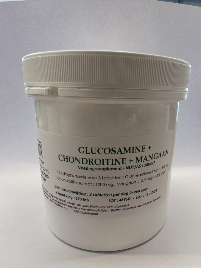 Glucosamine + chondroitine + mangaan