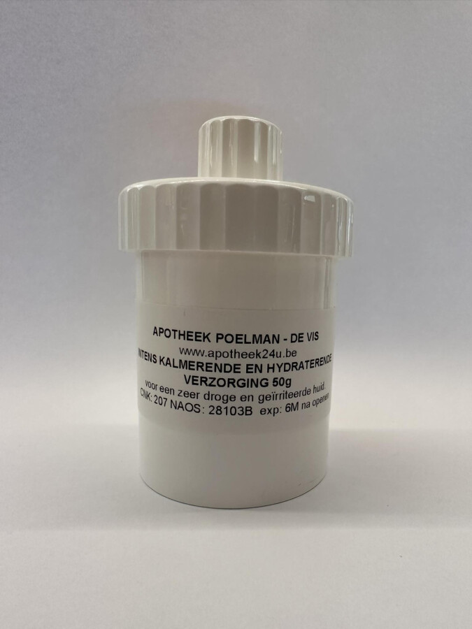 Intens kalmerende en hydraterende verzorging 50 gram Intens kalmerende en hydraterende verzorging 50 gram