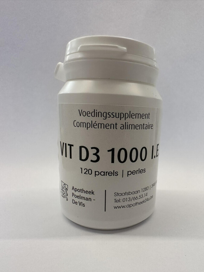 Vitamine D3, 1.000 I.E. Vitamine D3, 1.000 I.E.