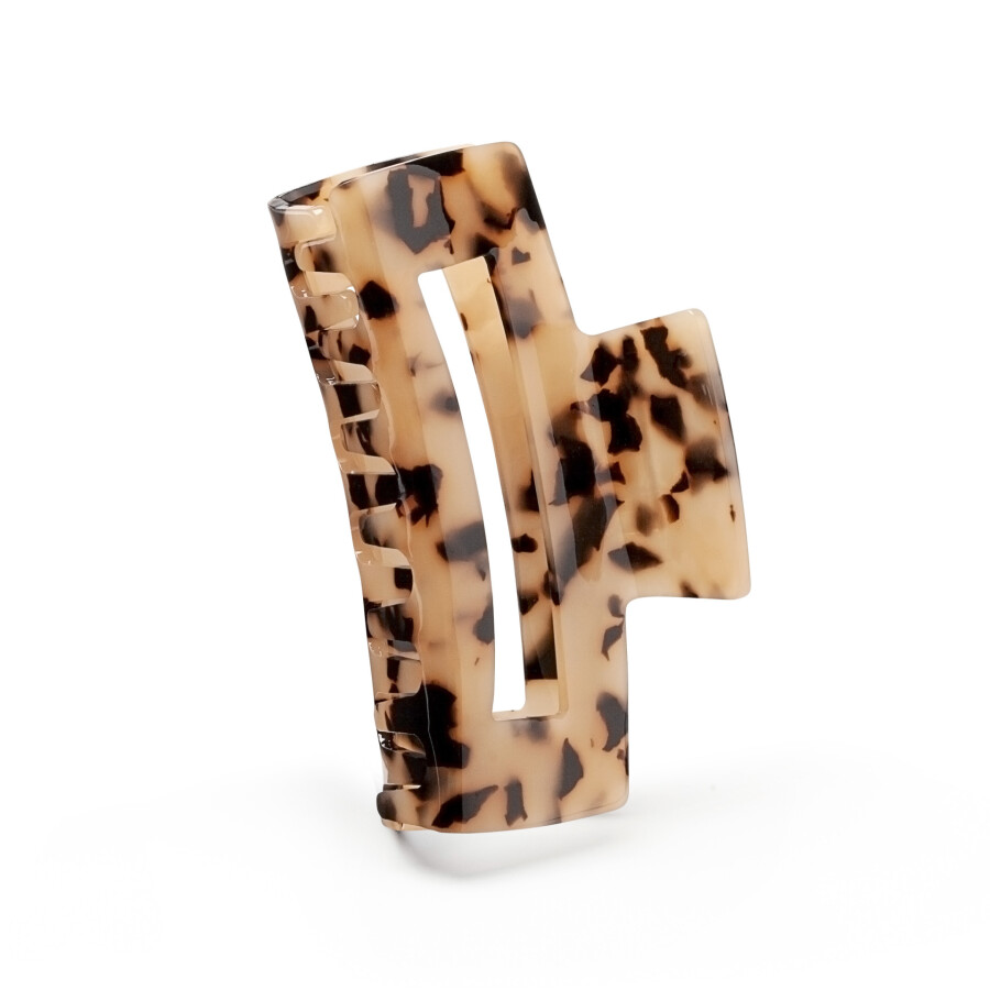 Kanjo The Hair Clip Grande - Sandstone Tortoise 02
