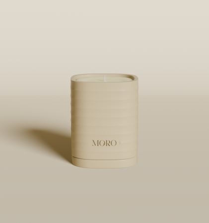 MORO Candle Santal & Violet | Soft Sand - Starter Kit