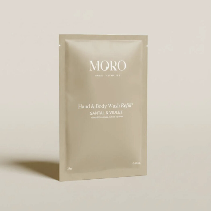 MORO Hand & Body Wash Santal - Refill x2